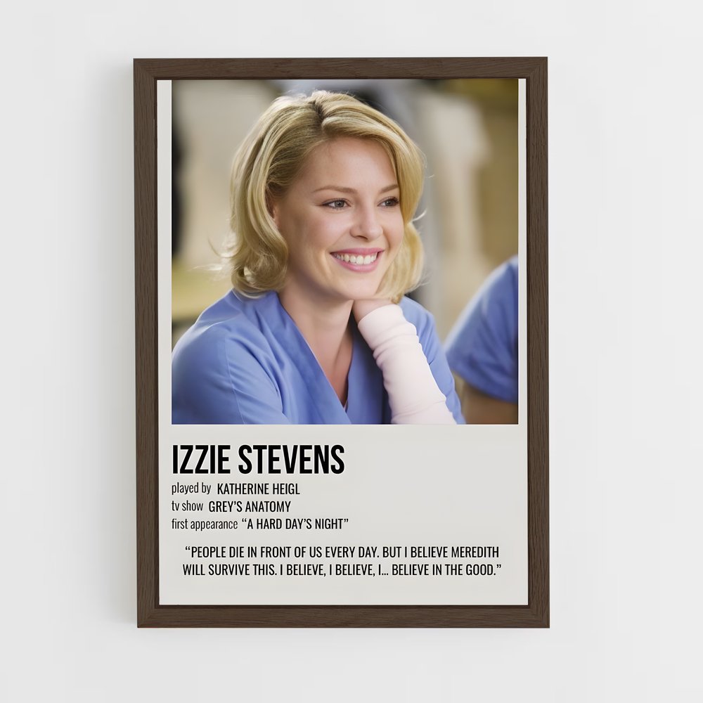 ap-izzie stevens-3 cadre Bois foncé