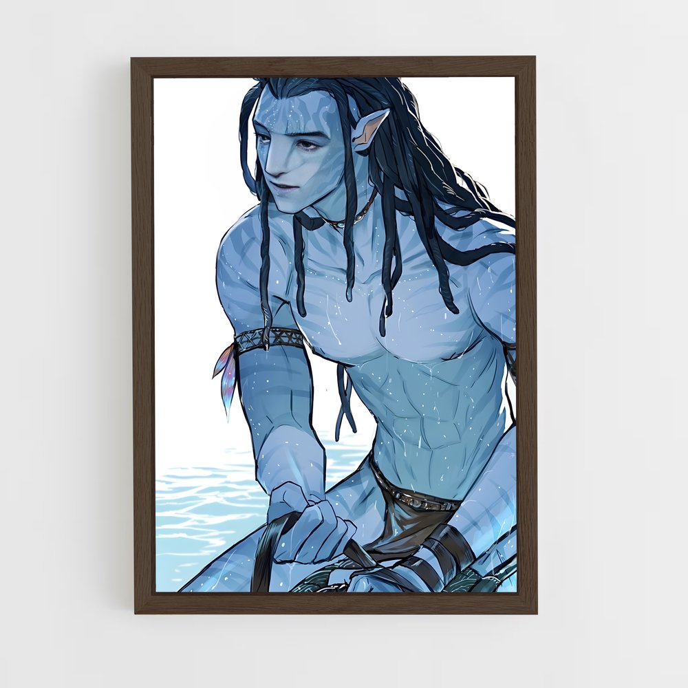 ap-jake sully-5 cadre Bois foncé