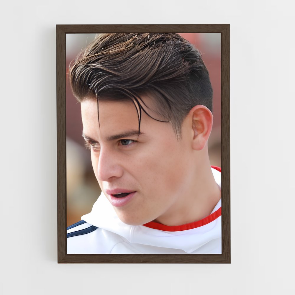 ap-james rodriguez-2 cadre Bois foncé