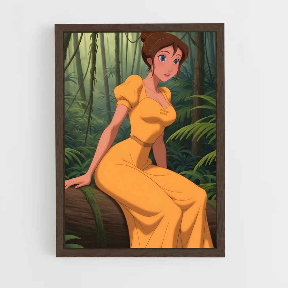 ap-jane-3 cadre Bois foncé
