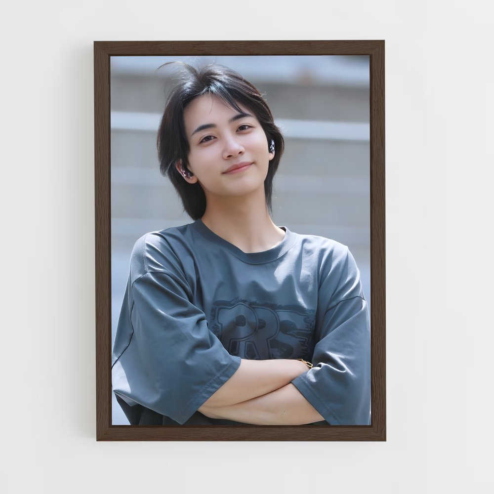 ap-jeonghan-12 cadre Bois foncé
