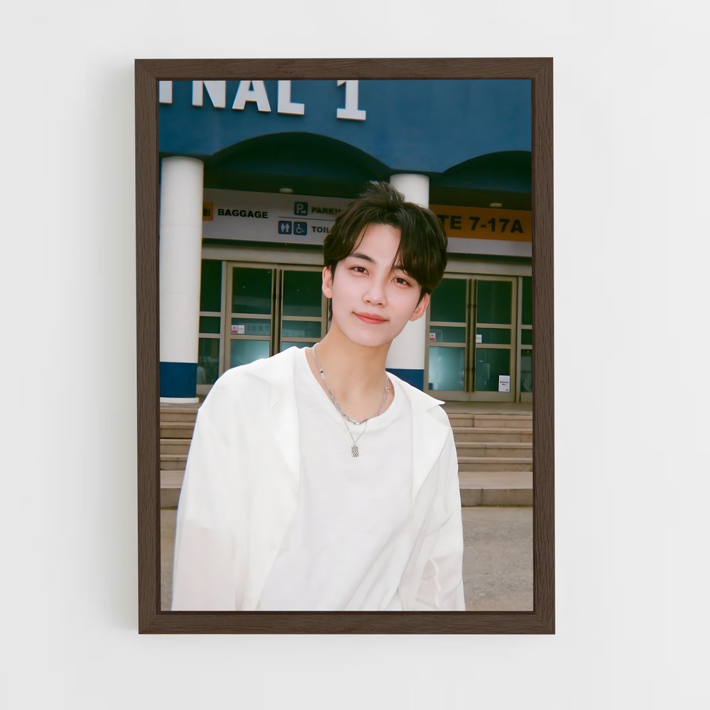 ap-jeonghan-6 cadre Bois foncé