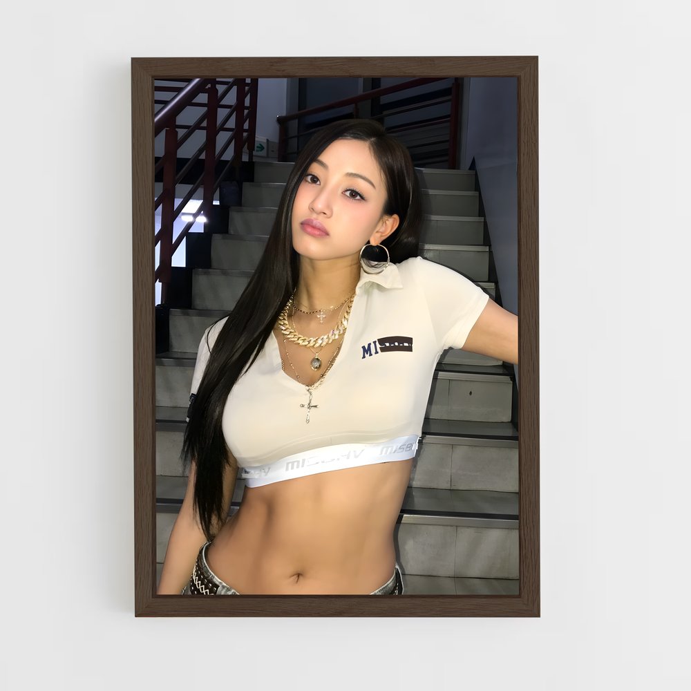 ap-jihyo-2 cadre Bois foncé