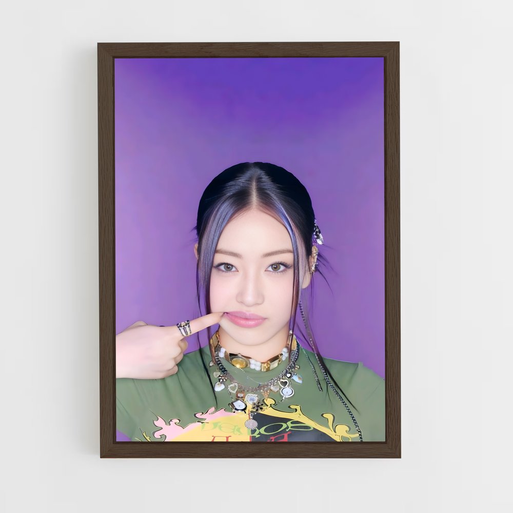 ap-jihyo-5 cadre Bois foncé