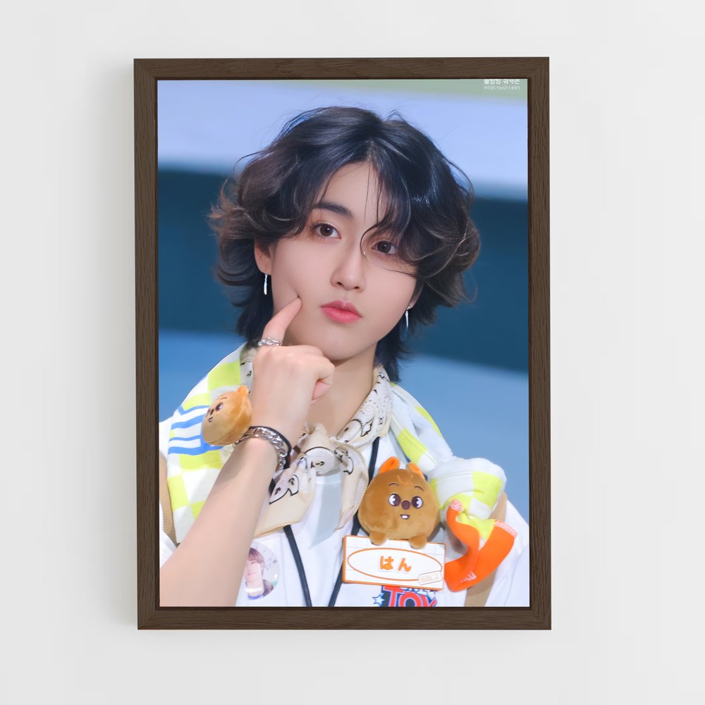 ap-jisung-6 cadre Bois foncé