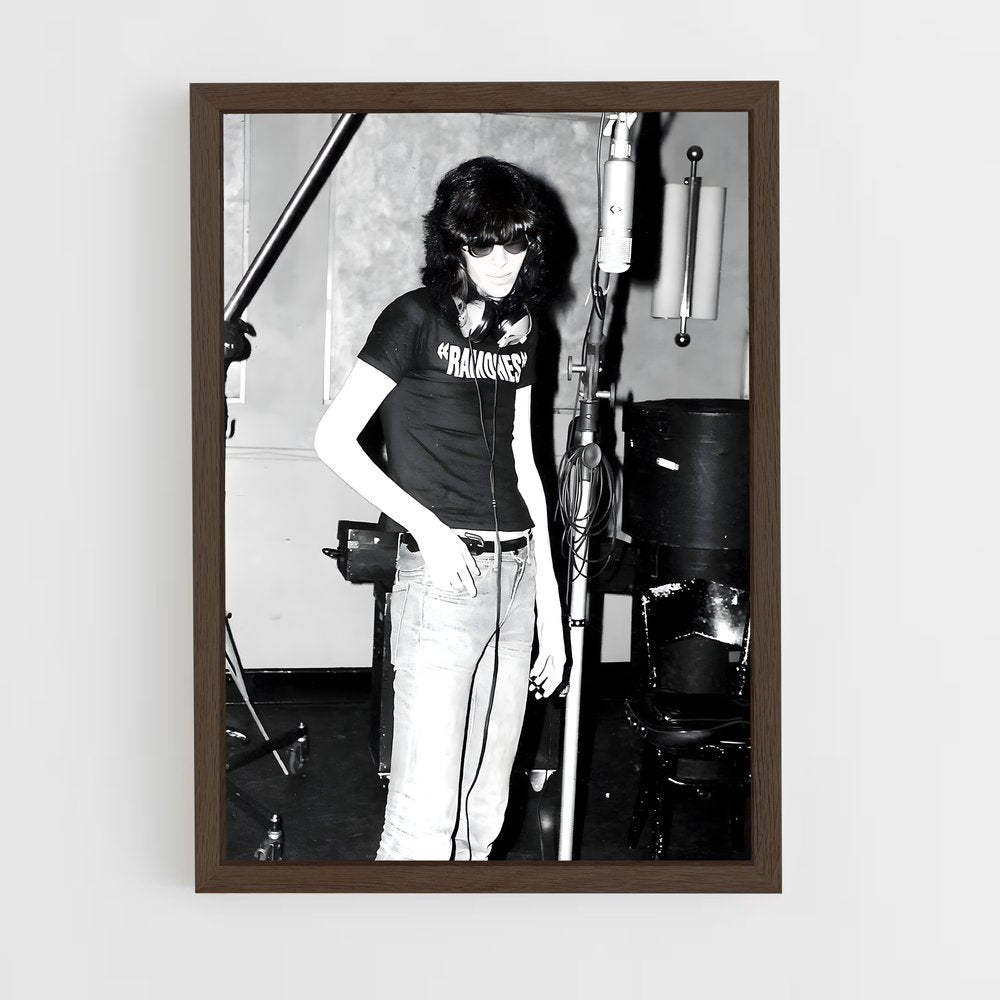 ap-joey ramone-5 cadre Bois foncé