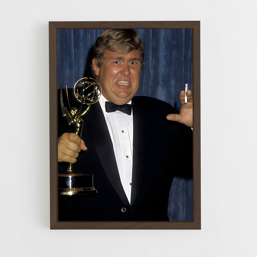 ap-john candy-2 cadre Bois foncé