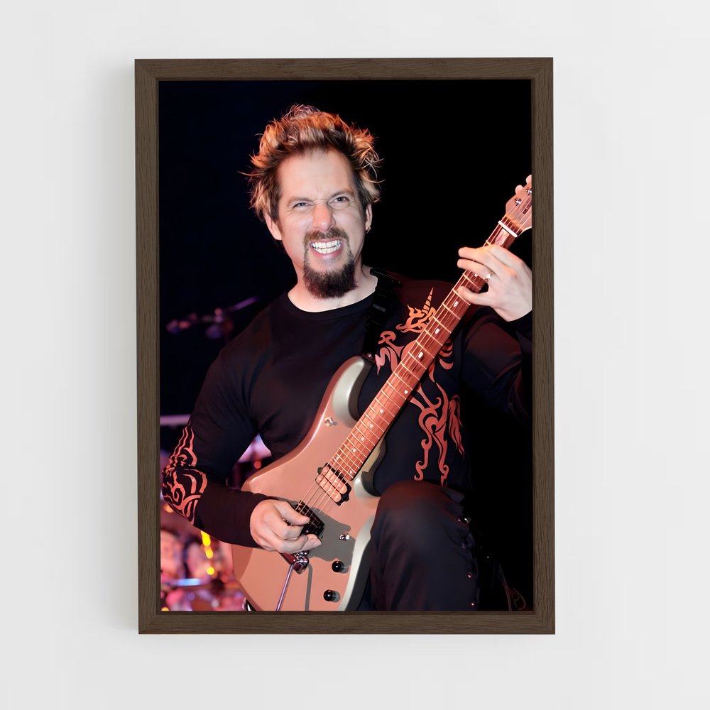 ap-john petrucci-10 cadre Bois foncé