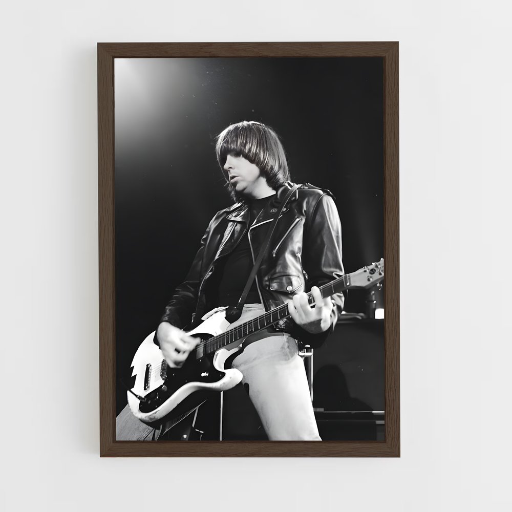 ap-johnny ramone-8 cadre Bois foncé