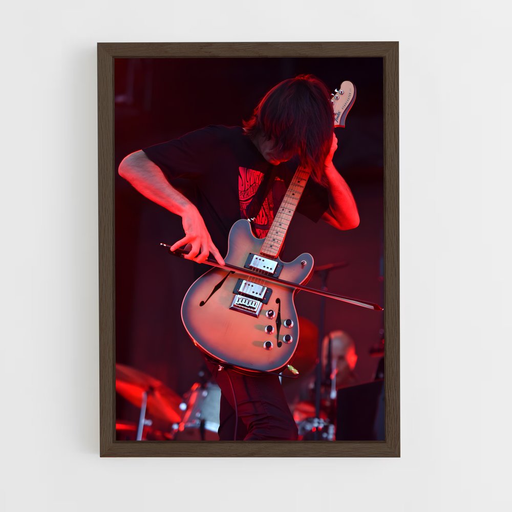 ap-jonny greenwood-4 cadre Bois foncé