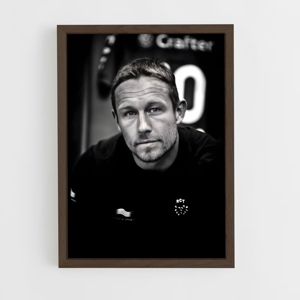 ap-jonny wilkinson-2 cadre Bois foncé