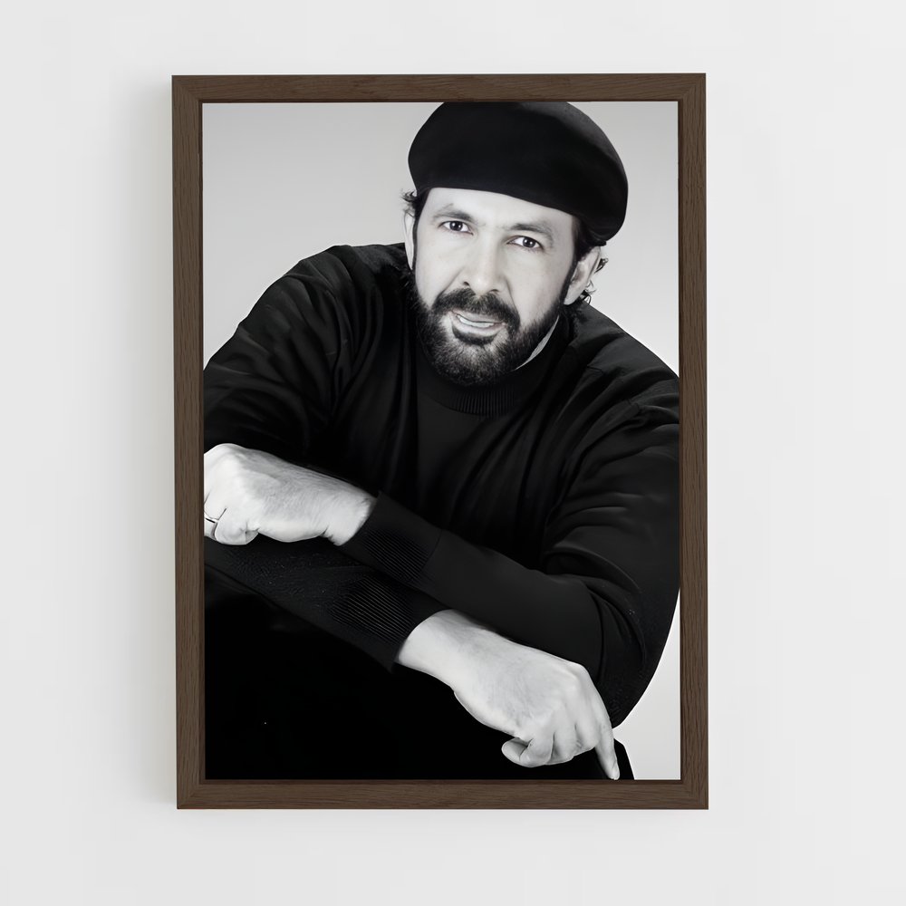 ap-juan luis guerra-11 cadre Bois foncé