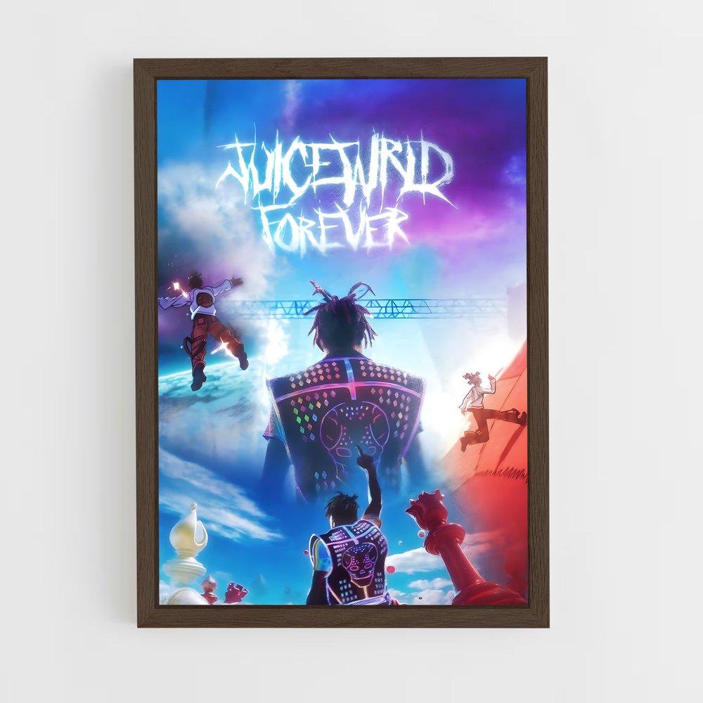 ap-juice wrld-4 cadre Bois foncé
