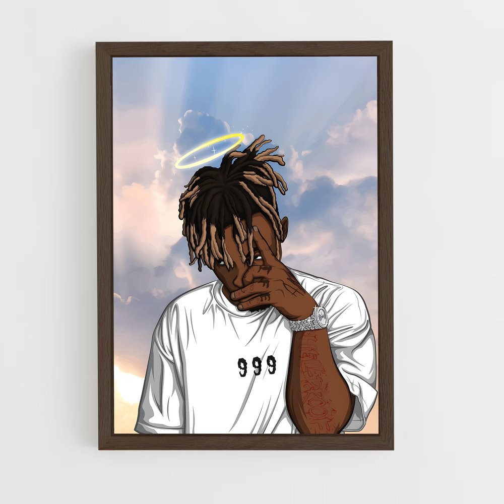 ap-juice wrld-6 cadre Bois foncé