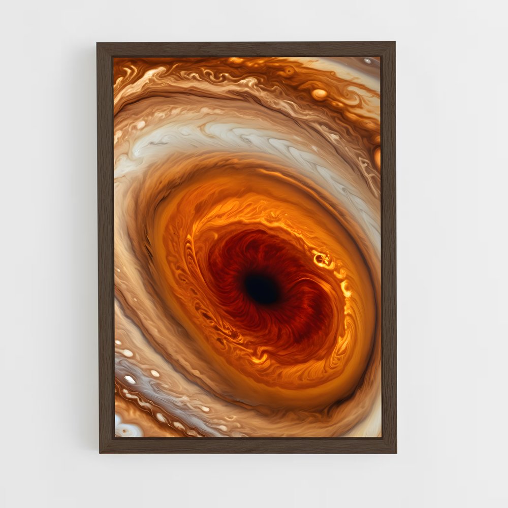 ap-jupiter red spot-2 cadre Bois foncé