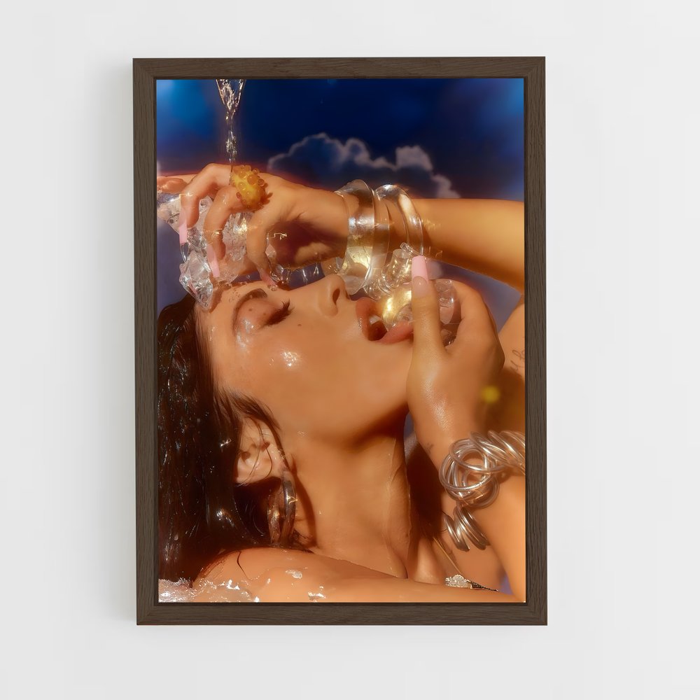 ap-kali uchis-1 cadre Bois foncé