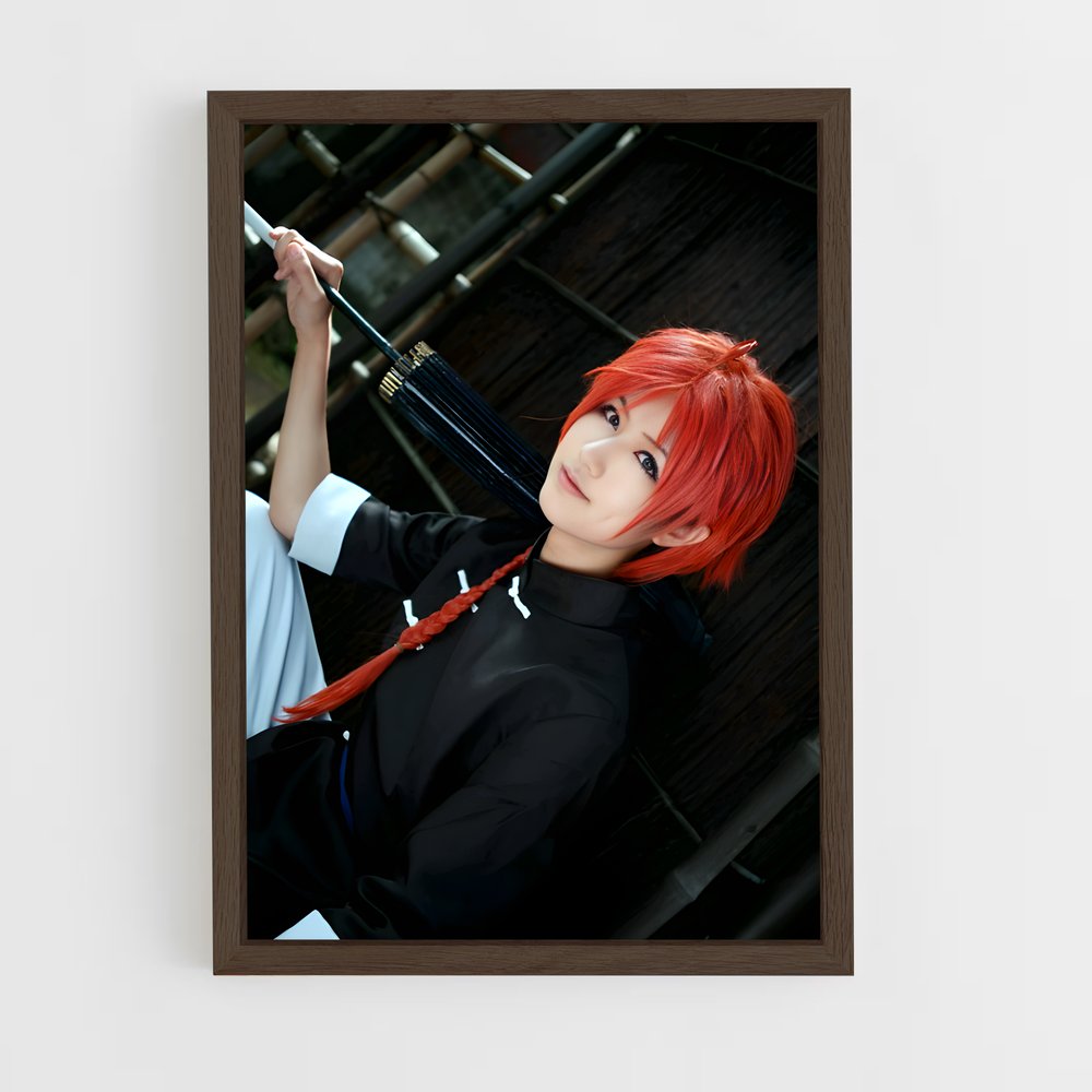 ap-kamui cosplay-3 cadre Bois foncé