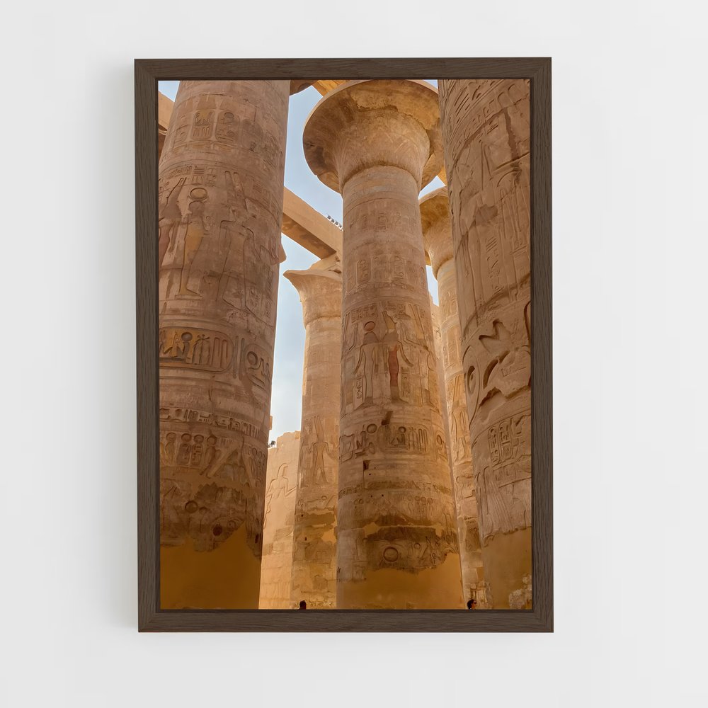 ap-karnak temple complex-1 cadre Bois foncé