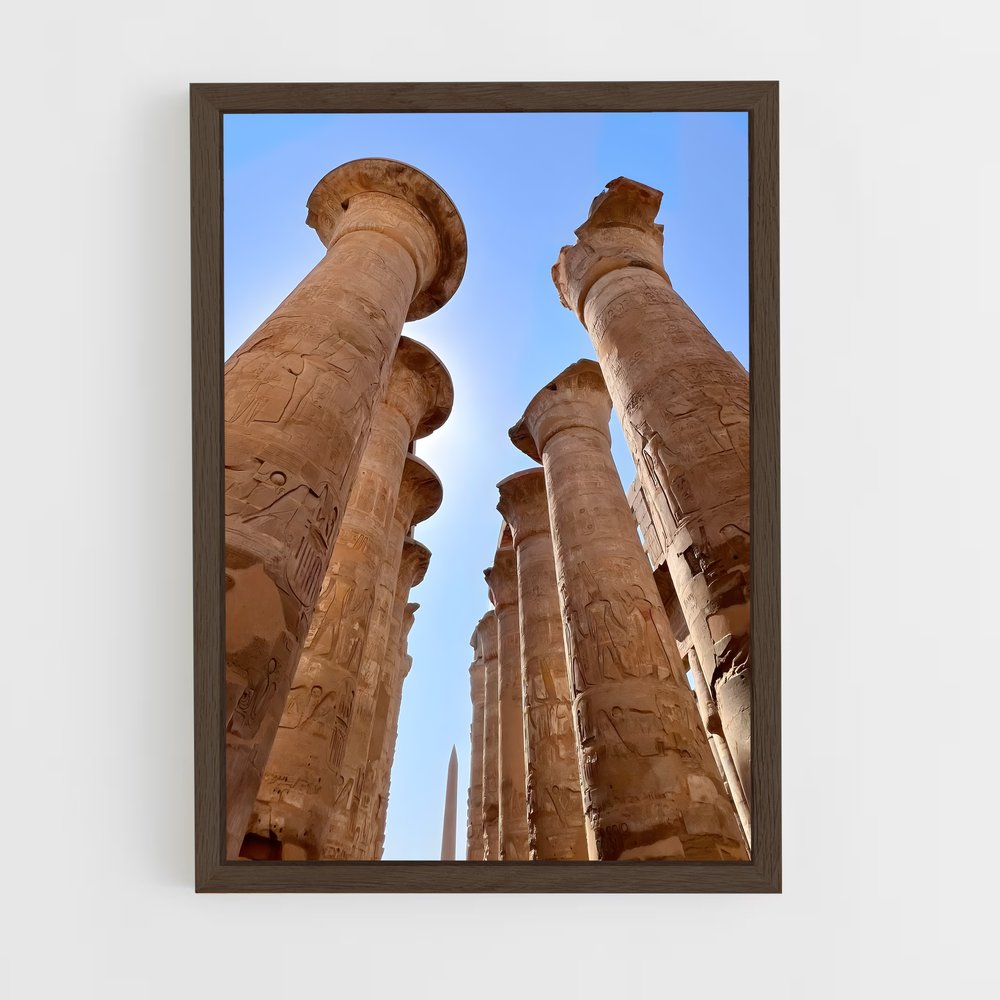 ap-karnak temple complex-4 cadre Bois foncé