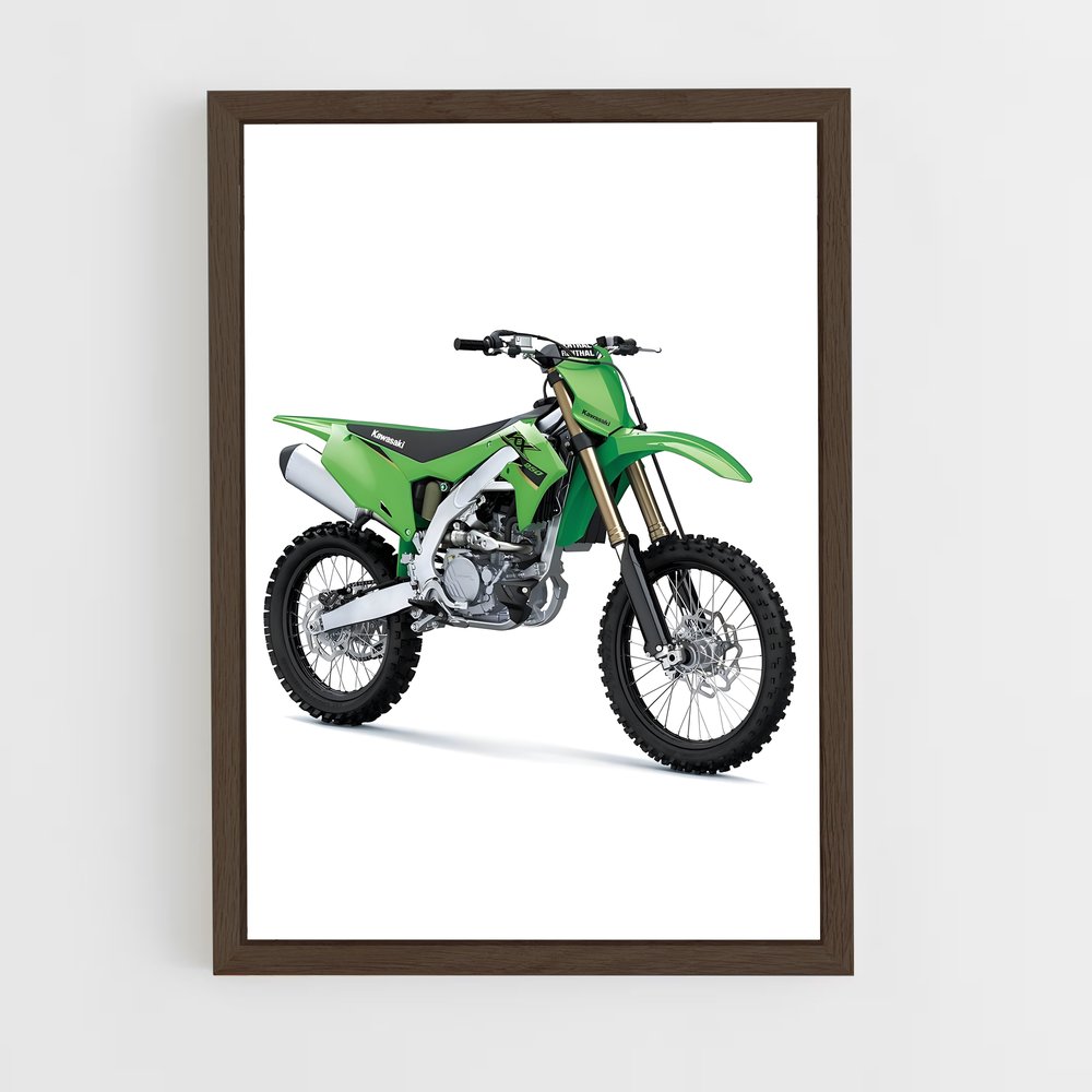 ap-kawasaki kx450-2 cadre Bois foncé