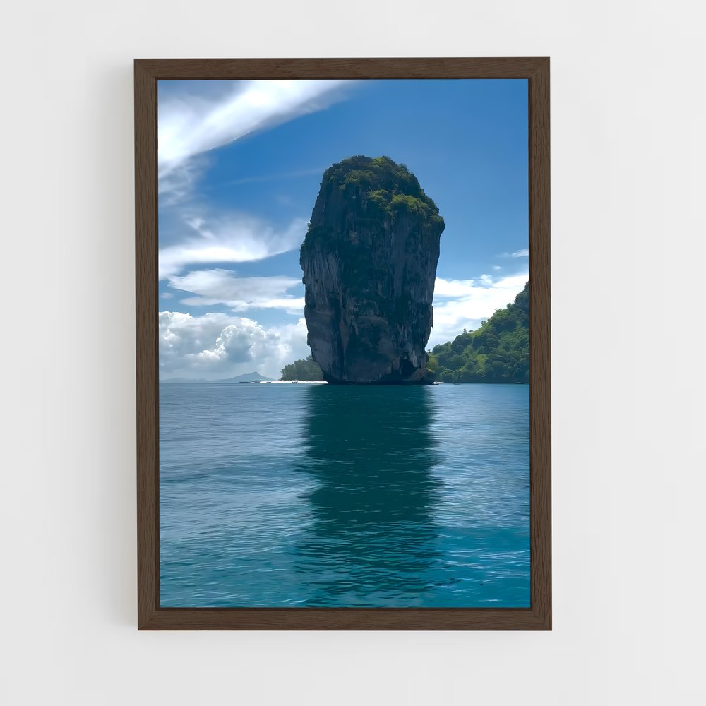 ap-limestone cliff-2 cadre Bois foncé
