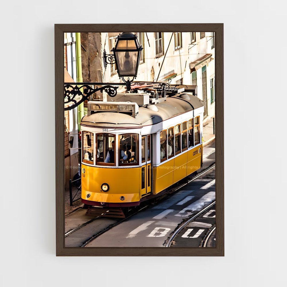 ap-lisbon tram 28-1 cadre Bois foncé