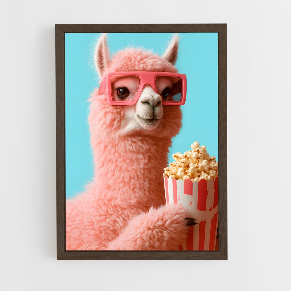ap-llama-4 cadre Bois foncé