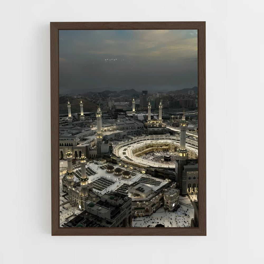 ap-makkah-14 cadre Bois foncé