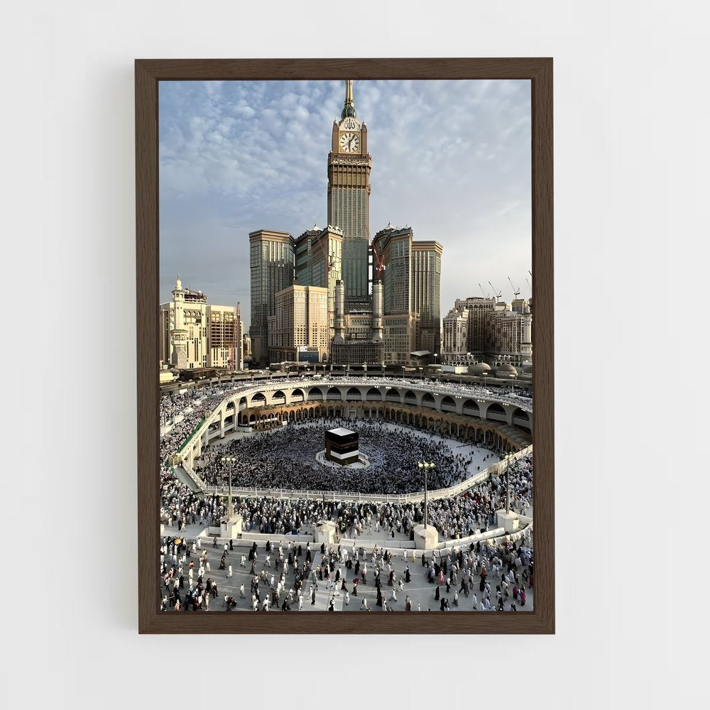 ap-makkah-19 cadre Bois foncé