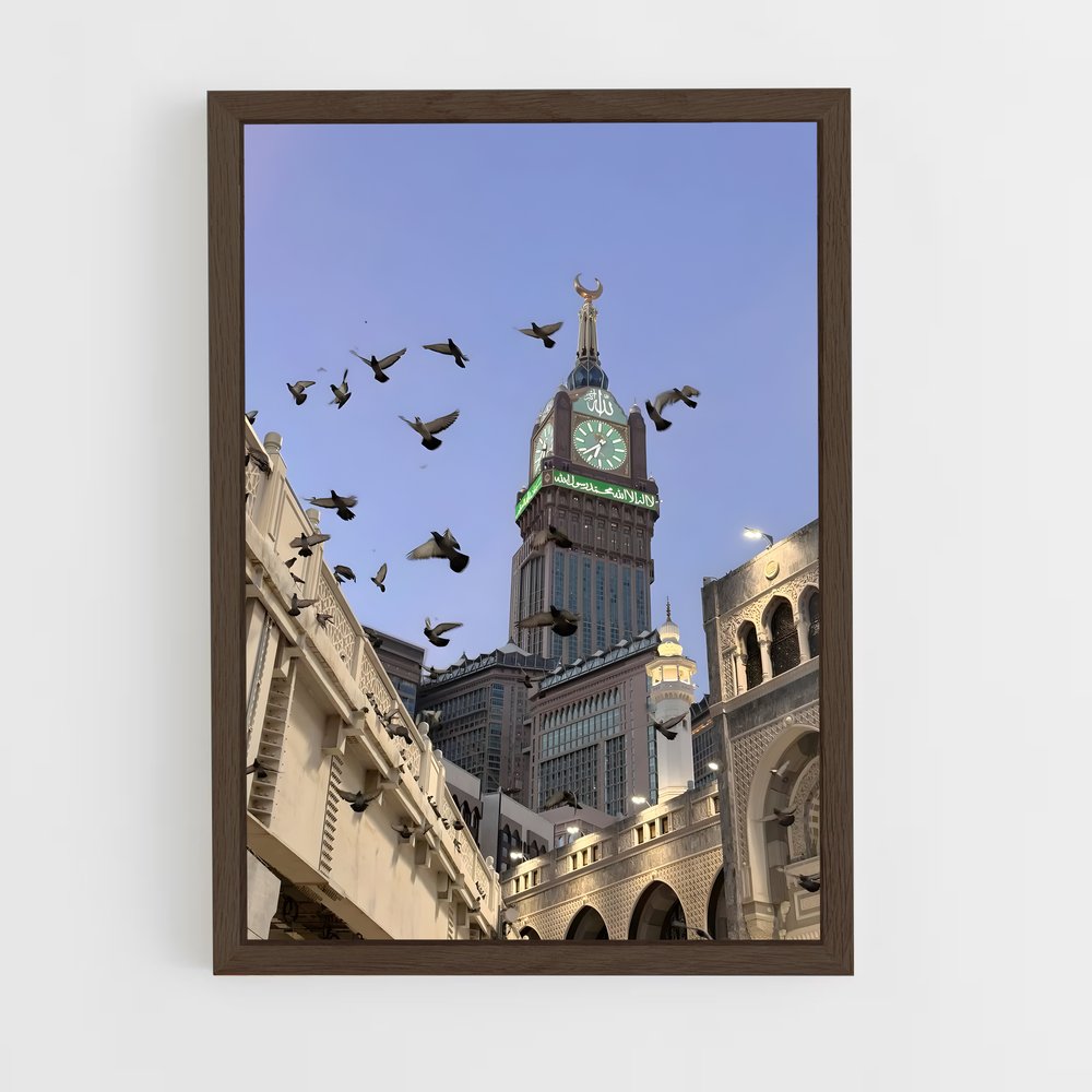ap-makkah-4 cadre Bois foncé