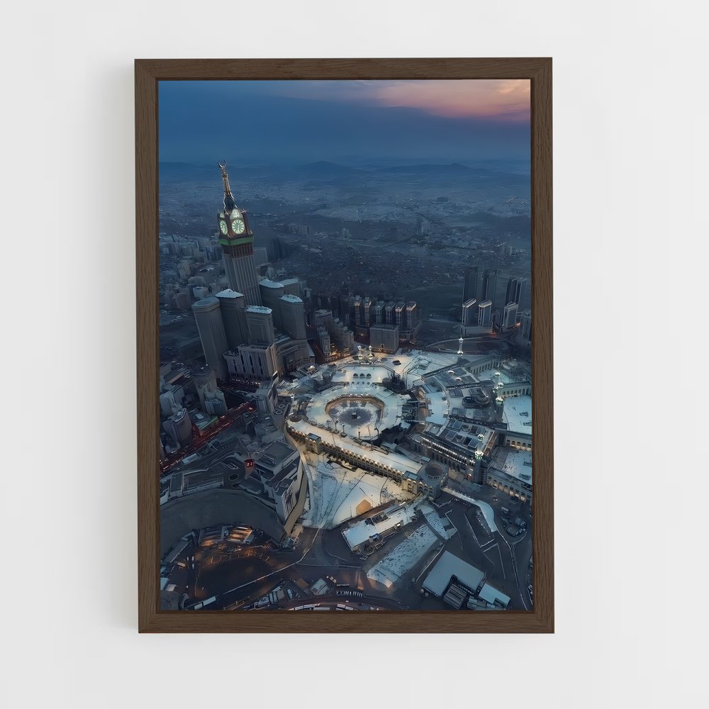 ap-makkah-9 cadre Bois foncé