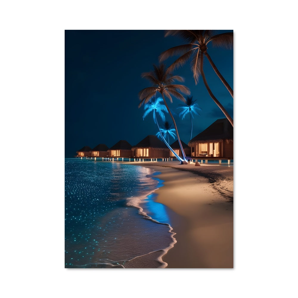 Poster Maldives beach 94443