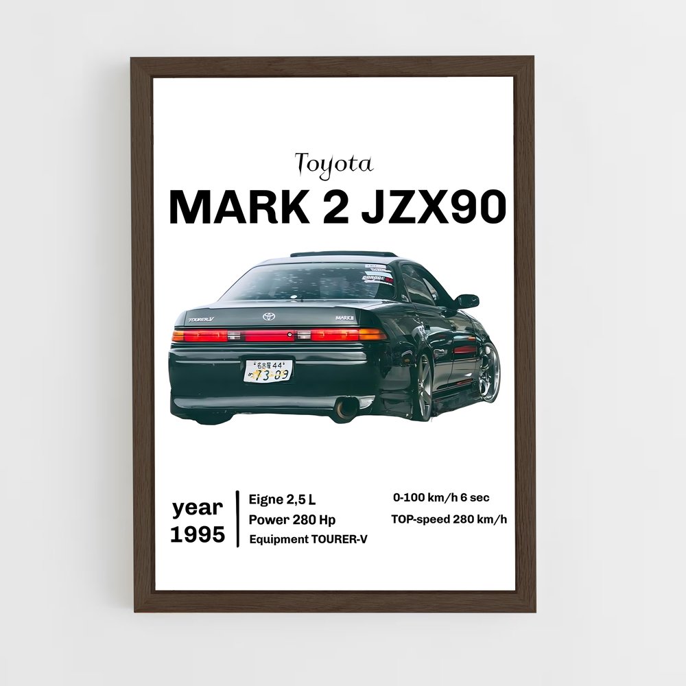 ap-mark ii jzx90-3 cadre Bois foncé