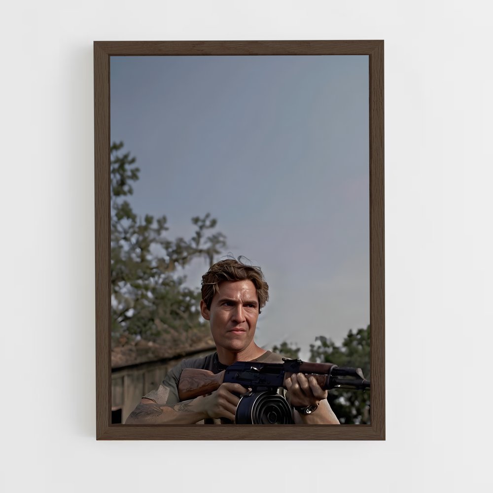 ap-marty cohle-1 cadre Bois foncé