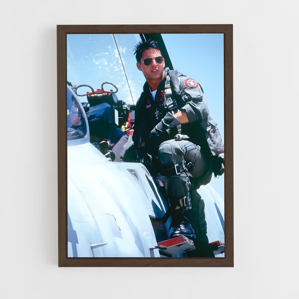 ap-maverick top gun-3 cadre Bois foncé