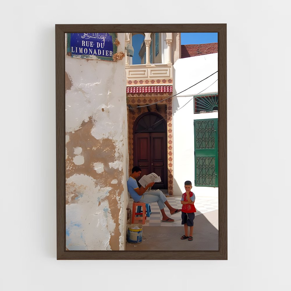 ap-medina of tunis-2 cadre Bois foncé