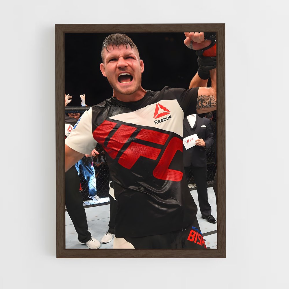 ap-michael bisping-4 cadre Bois foncé