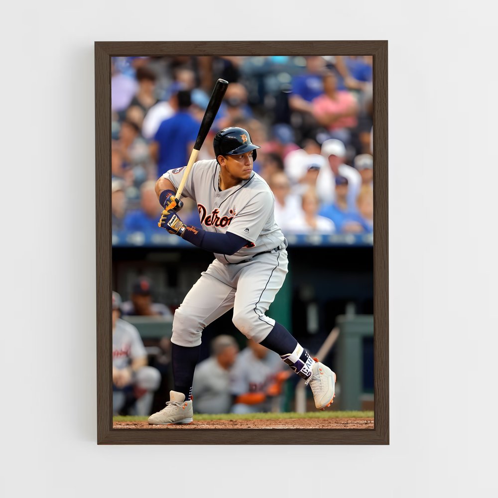 ap-miguel cabrera-1 cadre Bois foncé
