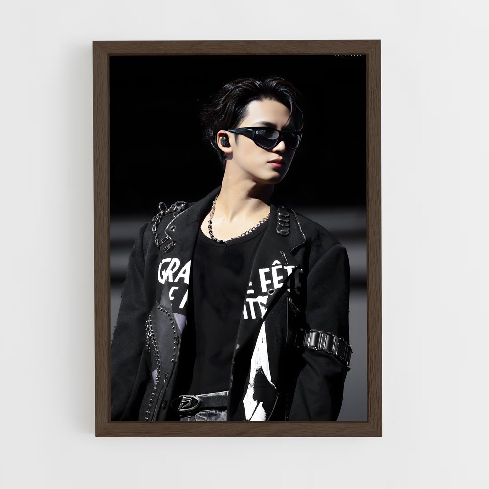 ap-mingyu-8 cadre Bois foncé