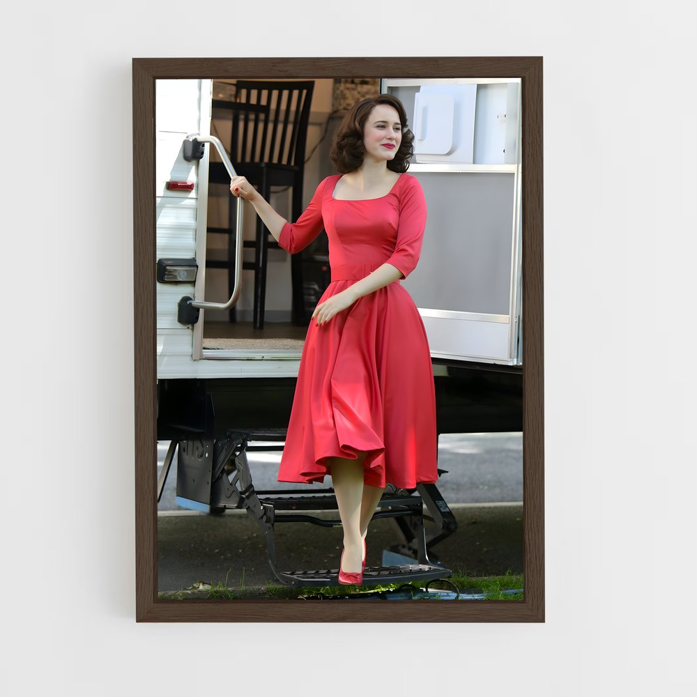 ap-miriam midge maisel-2 cadre Bois foncé