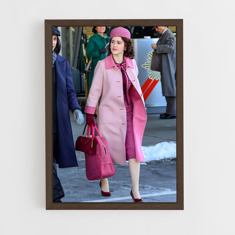 ap-miriam midge maisel-4 cadre Bois foncé