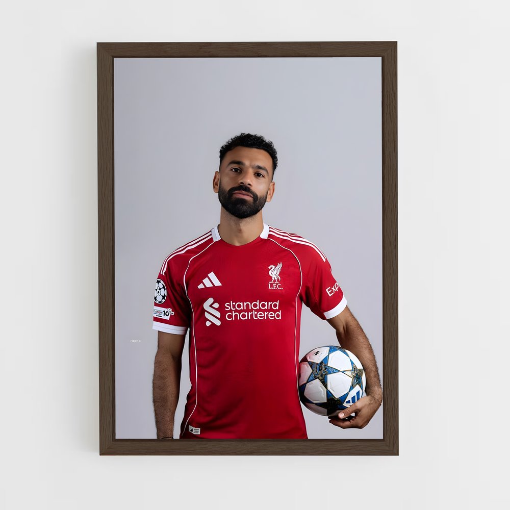 ap-mohamed salah-4 cadre Bois foncé
