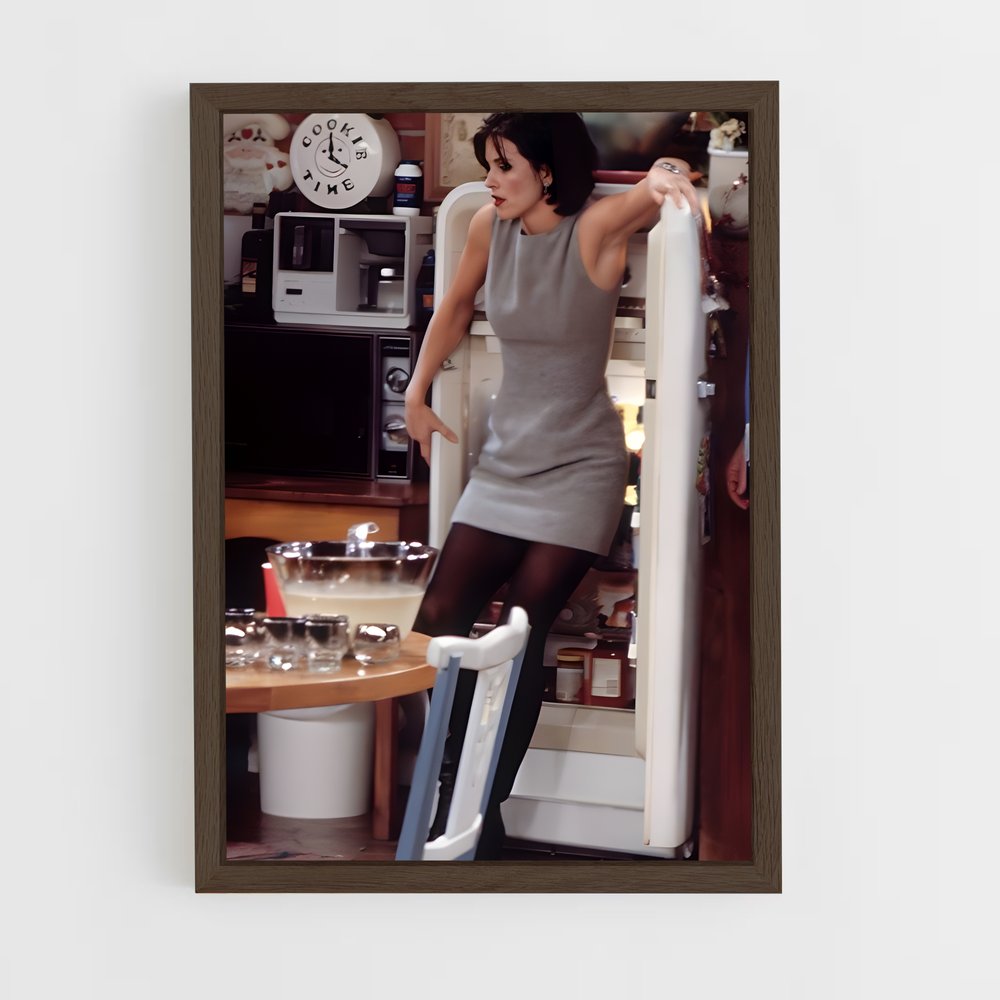ap-monica geller-1 cadre Bois foncé