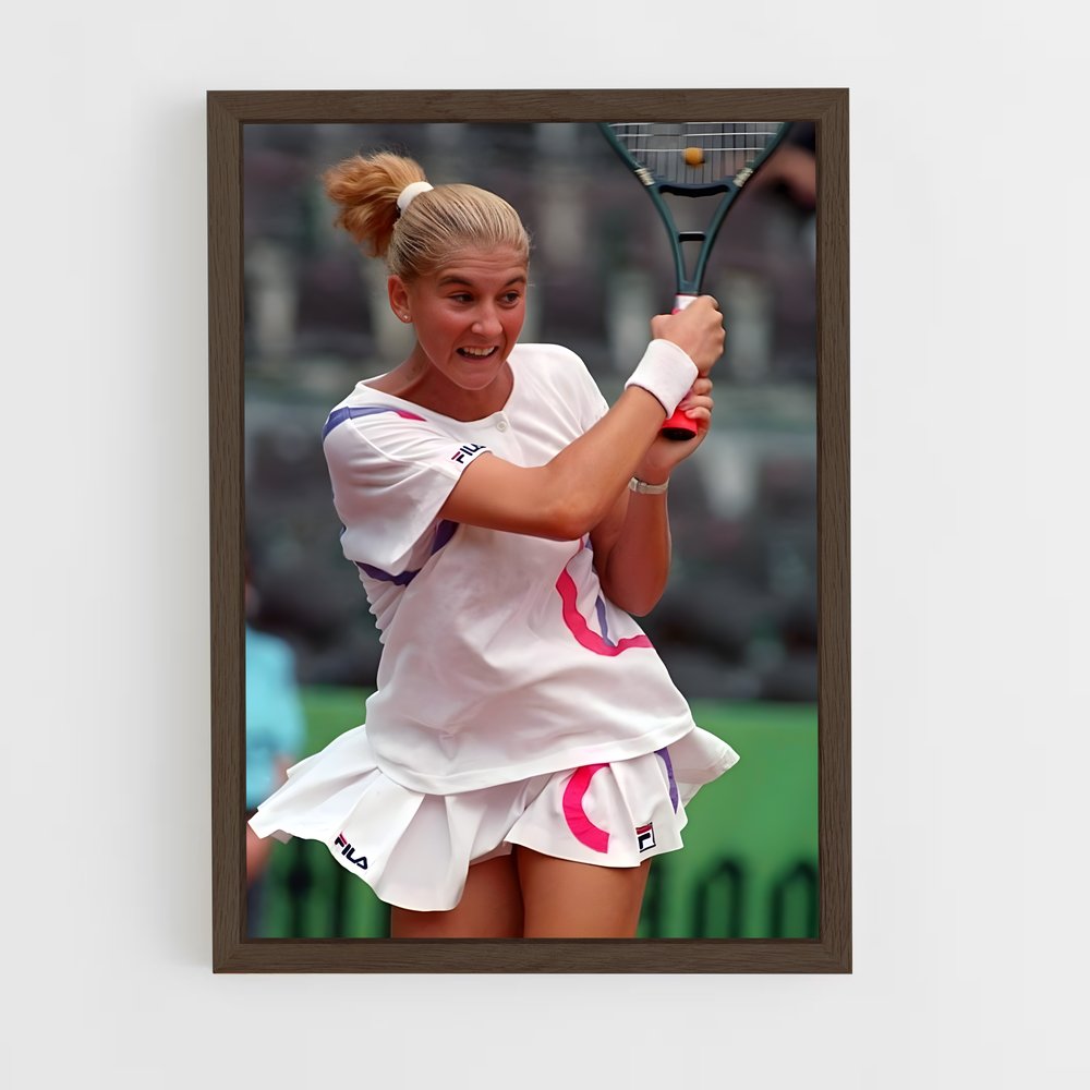 ap-monica seles-2 cadre Bois foncé