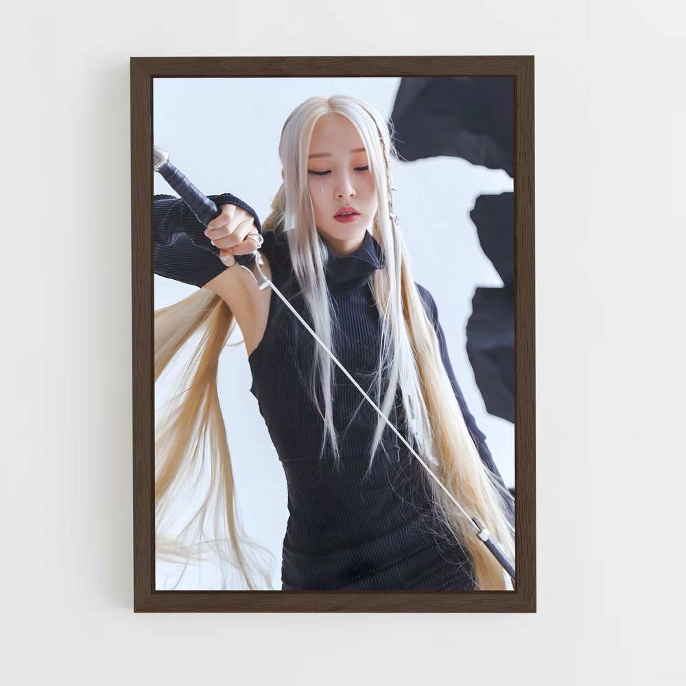 ap-moonbyul-4 cadre Bois foncé