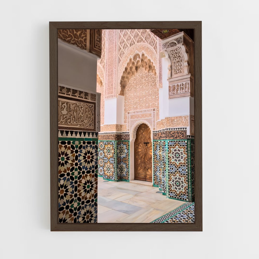 ap-morocco-4 cadre Bois foncé