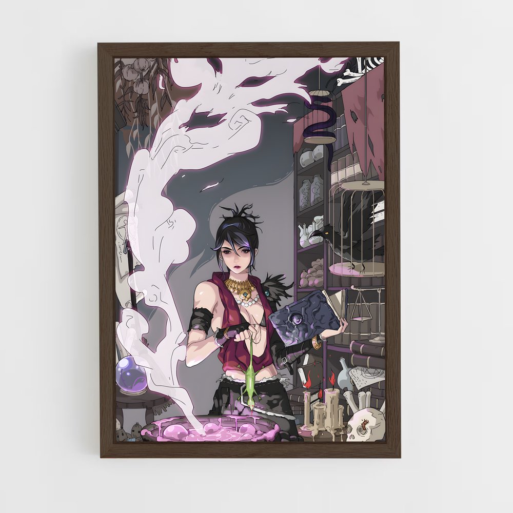 ap-morrigan dragon age-2 cadre Bois foncé
