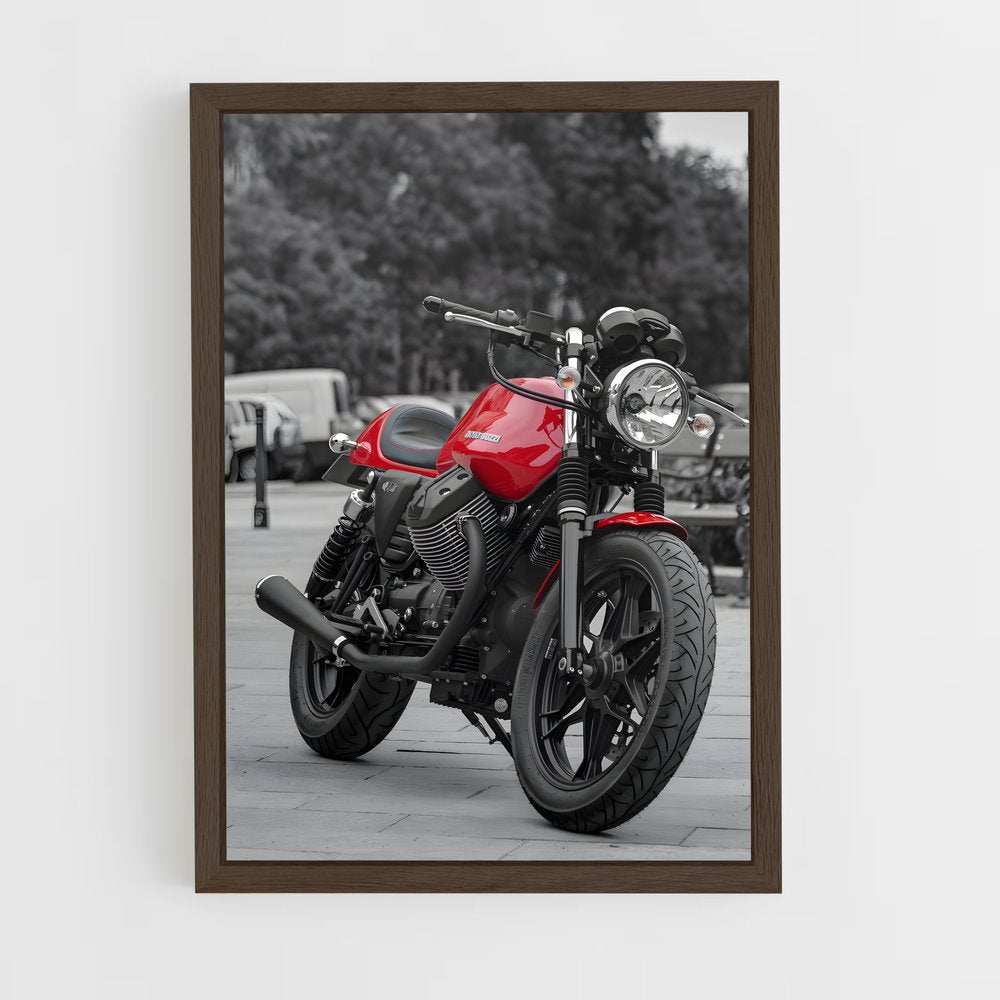ap-moto guzzi-4 cadre Bois foncé