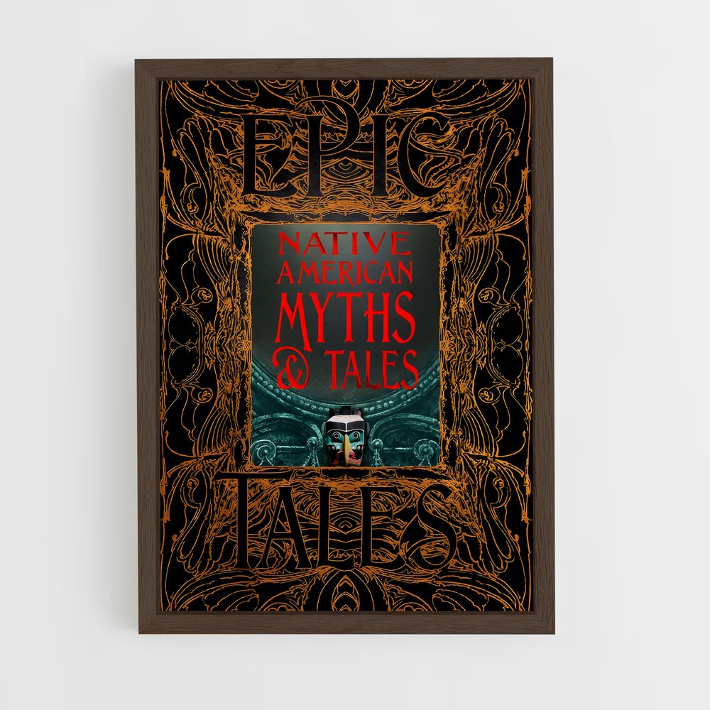 ap-native american mythology-4 cadre Bois foncé