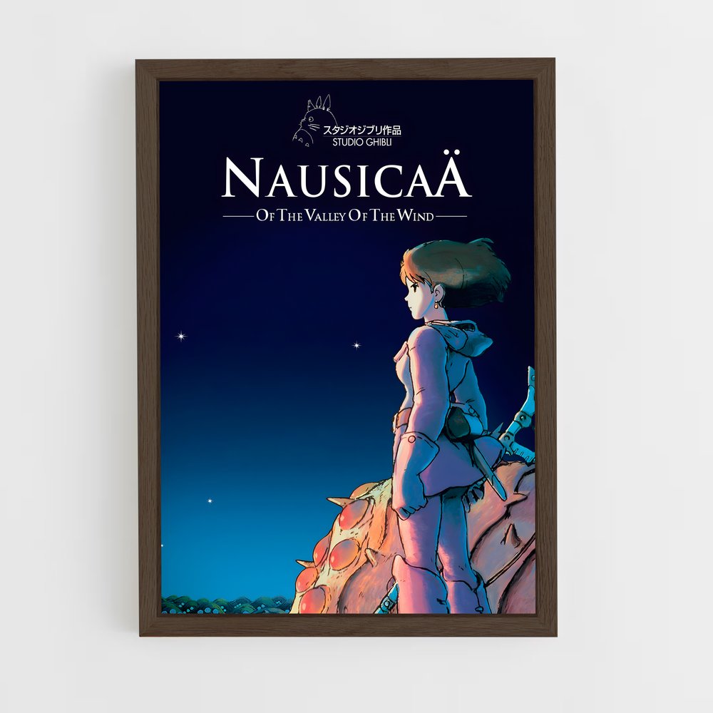 ap-nausicaa of the valley of the wind-1 cadre Bois foncé